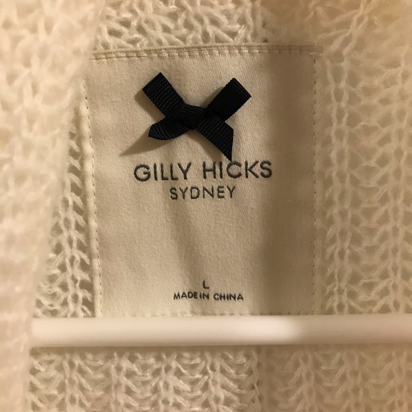 Gilly Hicks Open Front Wool Blend Cardigan - Picture 4 of 5